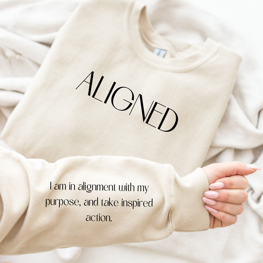 ALIGNED SWEATSHIRT SAND