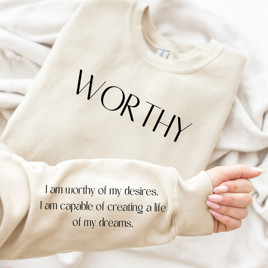 WORTHY SWEATSHIRT SAND