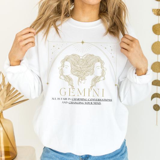 Gemini: Duality in Style Sweatshirt
