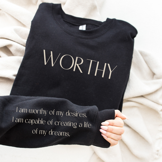 WORTHY SWEATSHIRT BLACK